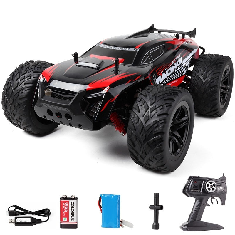New Durable Racing RC Car 4WD 2.4G 1:10 Full-ratio Four-wheel 30-35KM Remote Control Car High-speed RC Drift Car Buggy Truck - Virtual Blue Store