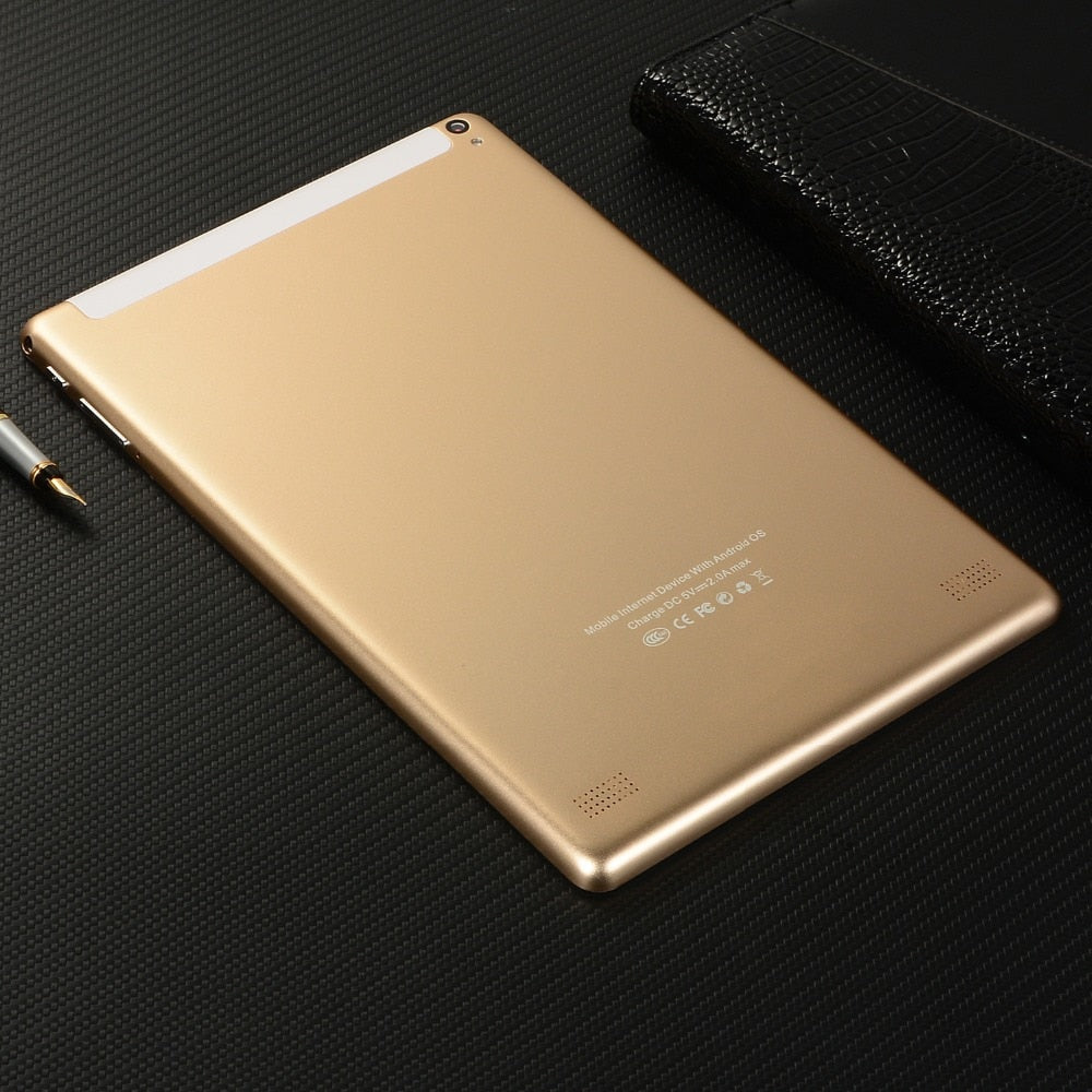 New WiFi Tablet PC 10.1Inch Ten Core 4G Network Android 7.1 Arge 2560*1600 IPS Screen Dual SIM Dual Camera Rear Androids Tablet - Virtual Blue Store