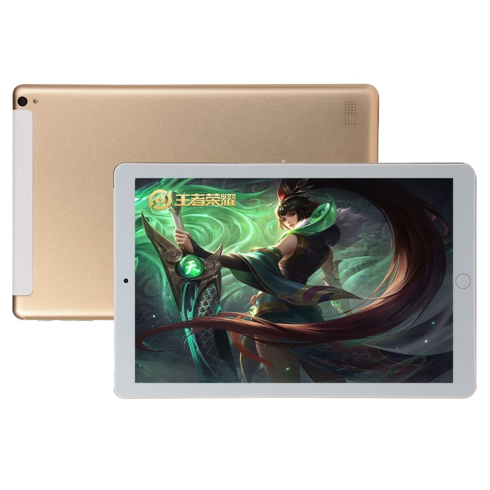 New WiFi Tablet PC 10.1Inch Ten Core 4G Network Android 7.1 Arge 2560*1600 IPS Screen Dual SIM Dual Camera Rear Androids Tablet - Virtual Blue Store