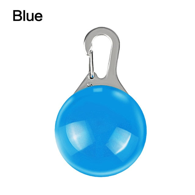 LED Flashlight Collar Dog Guide Lights Pet Night Safety Glowing Pendant Necklace Pet Luminous Bright Glowing Collar NO Battery - Virtual Blue Store