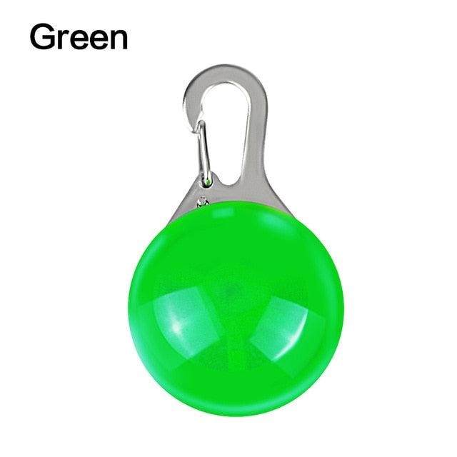 LED Flashlight Collar Dog Guide Lights Pet Night Safety Glowing Pendant Necklace Pet Luminous Bright Glowing Collar NO Battery - Virtual Blue Store