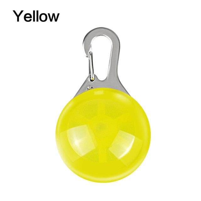 LED Flashlight Collar Dog Guide Lights Pet Night Safety Glowing Pendant Necklace Pet Luminous Bright Glowing Collar NO Battery - Virtual Blue Store
