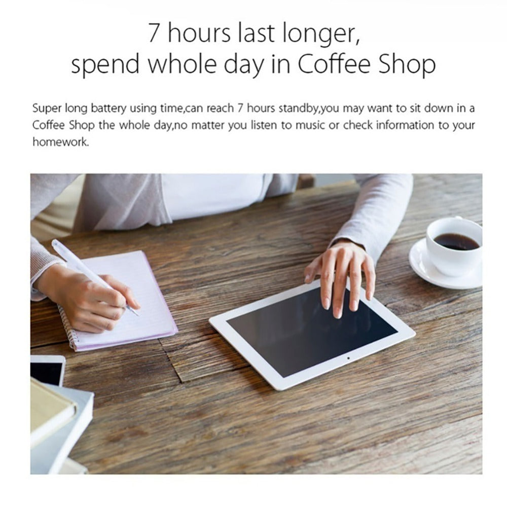 New 10 inch Tablets PC 10 Core 128GB ROM Dual SIM 8.0 MP GPS Android 9.0 google IPS the tablet 4G LTE metal back shell - Virtual Blue Store