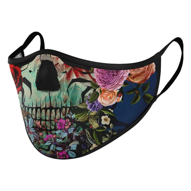 Fashion Scarf Cotton Facemask Faceshield Cloth Facemask Mascarilla Mascarillas Masque Lavable Mondkapjes Wasbaar Mondmasker - Virtual Blue Store