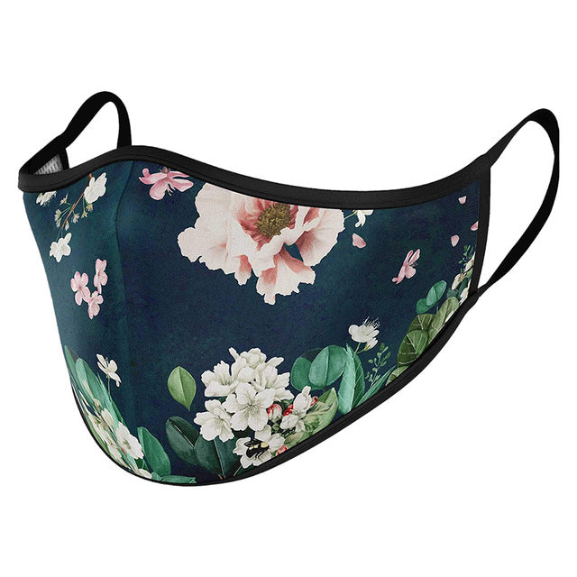 Fashion Scarf Cotton Facemask Faceshield Cloth Facemask Mascarilla Mascarillas Masque Lavable Mondkapjes Wasbaar Mondmasker - Virtual Blue Store