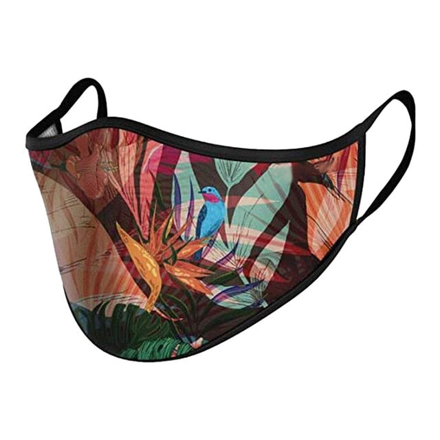 Fashion Scarf Cotton Facemask Faceshield Cloth Facemask Mascarilla Mascarillas Masque Lavable Mondkapjes Wasbaar Mondmasker - Virtual Blue Store