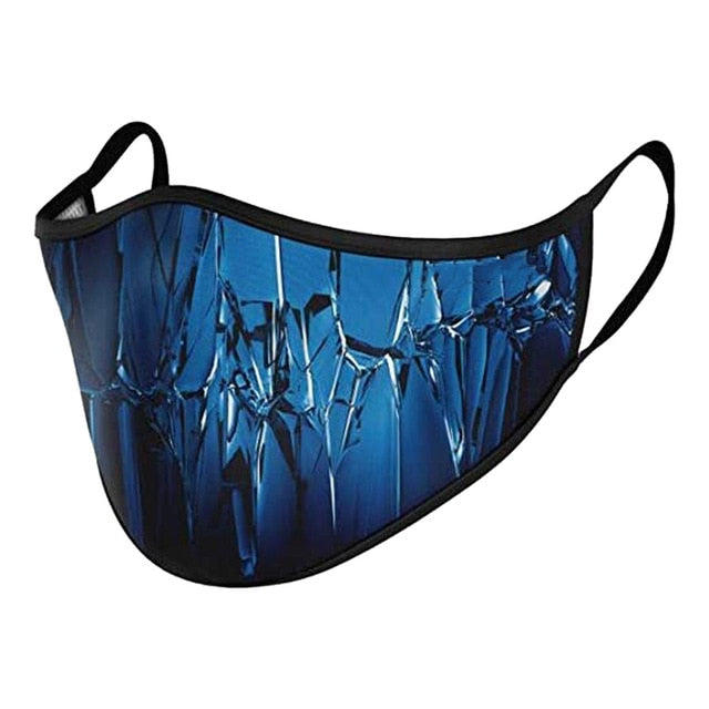 Fashion Scarf Cotton Facemask Faceshield Cloth Facemask Mascarilla Mascarillas Masque Lavable Mondkapjes Wasbaar Mondmasker - Virtual Blue Store