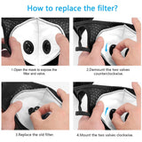 Face Mask Cycling masks masque Scarf Activated Carbon PM2.5 Outdoor Mouth Mask Unisex Face Mask Protection Mask Tops 0518 - Virtual Blue Store
