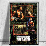 Arnold Schwarzenegger The Predator Monster Movie Poster And Prints Art Canvas Wall Pictures For Living Room Home Decor - Virtual Blue Store