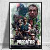 Arnold Schwarzenegger The Predator Monster Movie Poster And Prints Art Canvas Wall Pictures For Living Room Home Decor - Virtual Blue Store