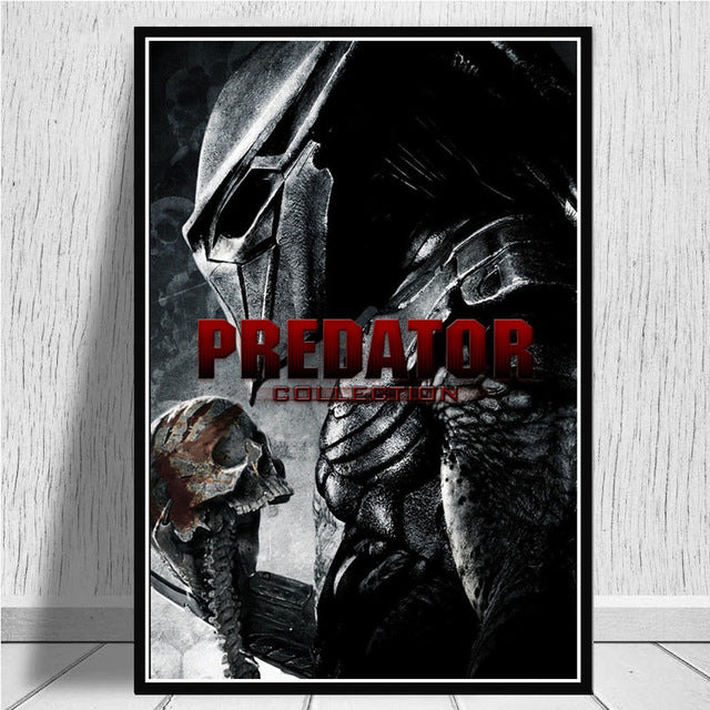 Arnold Schwarzenegger The Predator Monster Movie Poster And Prints Art Canvas Wall Pictures For Living Room Home Decor - Virtual Blue Store