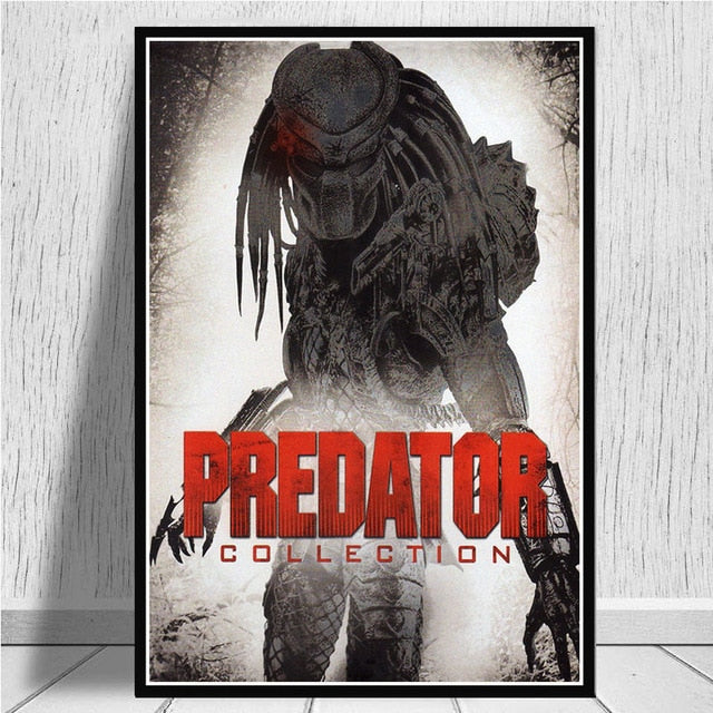Arnold Schwarzenegger The Predator Monster Movie Poster And Prints Art Canvas Wall Pictures For Living Room Home Decor - Virtual Blue Store