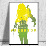 Arnold Schwarzenegger The Predator Monster Movie Poster And Prints Art Canvas Wall Pictures For Living Room Home Decor - Virtual Blue Store