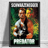 Arnold Schwarzenegger The Predator Monster Movie Poster And Prints Art Canvas Wall Pictures For Living Room Home Decor - Virtual Blue Store