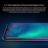 DOOGEE N20 Mobilephone Fingerprint 6.3inch FHD+ Display 16MP Triple Back Camera 64GB 4GB MT6763 Octa Core 4350mAh Cellphone LTE - Virtual Blue Store