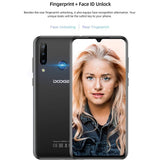 DOOGEE N20 Mobilephone Fingerprint 6.3inch FHD+ Display 16MP Triple Back Camera 64GB 4GB MT6763 Octa Core 4350mAh Cellphone LTE - Virtual Blue Store