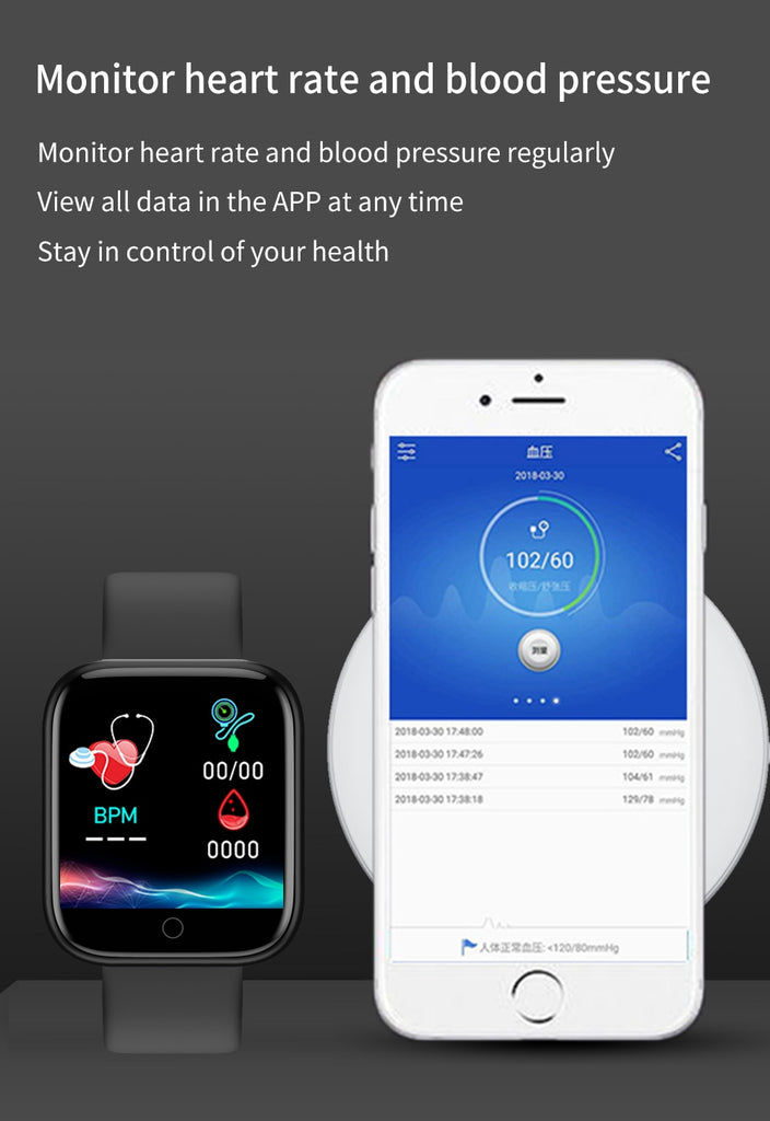D21 New Smart Watch Women Men Heart Rate Monitor Fitness Tracker Bracelet Blood Pressure Bluetooth SmartWatch For IOS Andriod - Virtual Blue Store