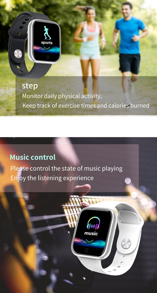 D21 New Smart Watch Women Men Heart Rate Monitor Fitness Tracker Bracelet Blood Pressure Bluetooth SmartWatch For IOS Andriod - Virtual Blue Store