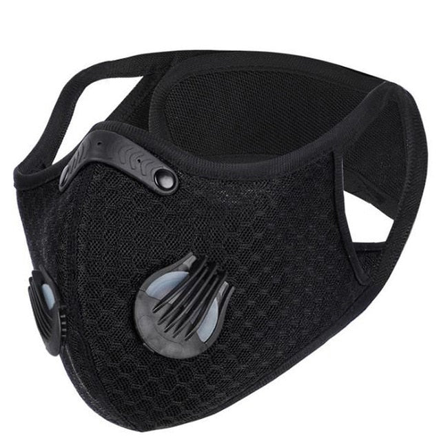 1pc Anti-Dust M/ask Reusable Safe Breathable Face Adult Ear Loop Ear Loop Maskers face filter Black Cotton - Virtual Blue Store