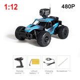 1:12 RC Car  2.4GHz 4WD With HD Camera Cars Off Road Buggy Toy High Speed Climbing RC Car Real-time transmission - Virtual Blue Store