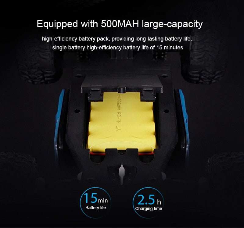 1:12 RC Car  2.4GHz 4WD With HD Camera Cars Off Road Buggy Toy High Speed Climbing RC Car Real-time transmission - Virtual Blue Store