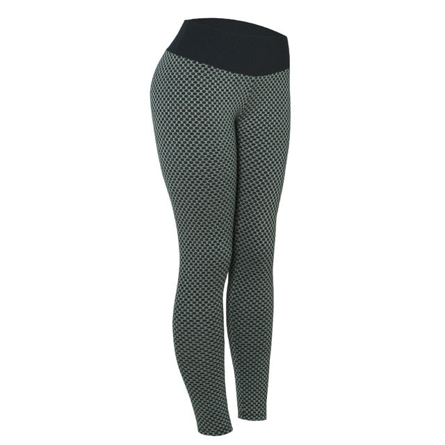 SVOKOR Dot Women Leggings High Waist Fitness Legging Push Up Ladies Seamless Workout Pants Female Leggins Mujer Polyester Casual - Virtual Blue Store