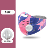 Anti Smoke Carbon Dust-proof  Breathable Mesh Bicycle Men Women Sports Sweat Headband Run Tennis Fitness Pirate Headband Sports - Virtual Blue Store