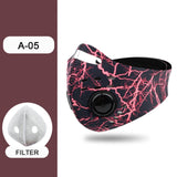 Anti Smoke Carbon Dust-proof  Breathable Mesh Bicycle Men Women Sports Sweat Headband Run Tennis Fitness Pirate Headband Sports - Virtual Blue Store