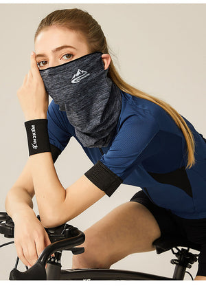Anti Smoke Carbon Dust-proof  Breathable Mesh Bicycle Men Women Sports Sweat Headband Run Tennis Fitness Pirate Headband Sports - Virtual Blue Store