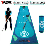 PGM Mini Golf Putting Green Golf Carpet Protable Practice Mat Indoor outdoor Golf Green Practice Office Putting Trainer 50*300cm - Virtual Blue Store