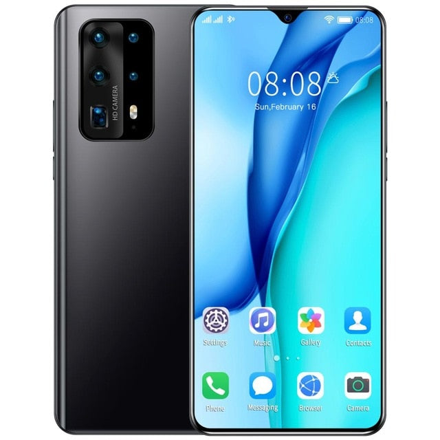 Global Version P40 PRO P41 PRO Android Smartphone 6.7inch Cellphone Dual SIM Mobile phone 3G Smart Phones Face unlock handset - Virtual Blue Store