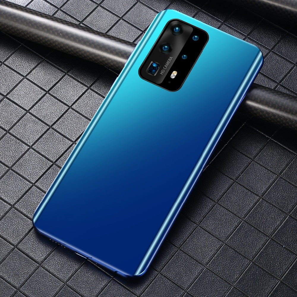 Global Version P40 PRO P41 PRO Android Smartphone 6.7inch Cellphone Dual SIM Mobile phone 3G Smart Phones Face unlock handset - Virtual Blue Store