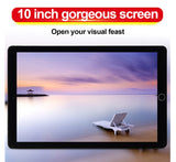Tablet 10.1 Inch with 6GB + 128GB 1920 * 1200 IPS Screen Android Tablet ARM + DSP Dual-core Wifi Android Tablet HD Screen 3g Blu - Virtual Blue Store