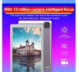 Tablet 10.1 Inch with 6GB + 128GB 1920 * 1200 IPS Screen Android Tablet ARM + DSP Dual-core Wifi Android Tablet HD Screen 3g Blu - Virtual Blue Store