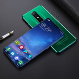 New V17 PRO 6.53 Inch Full-screen Ultrabook Mobile Phone 8 + 256G Screen Fingerprint Unlock Facial Recognition Reflective High- - Virtual Blue Store