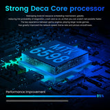 New V17 PRO 6.53 Inch Full-screen Ultrabook Mobile Phone 8 + 256G Screen Fingerprint Unlock Facial Recognition Reflective High- - Virtual Blue Store