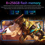 7.5 inch Galay S20 network  8GB RAM 256GB ROM Octa Core 4 Camera Snapdragon 855 smart phone With phone case - Virtual Blue Store