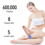 600000 pulsed IPL Laser Hair Removal Machine Laser Epilator Hair Removal Permanent Bikini Trimmer Electric depilador a laser - Virtual Blue Store