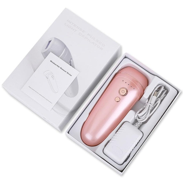 600000 pulsed IPL Laser Hair Removal Machine Laser Epilator Hair Removal Permanent Bikini Trimmer Electric depilador a laser - Virtual Blue Store