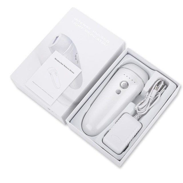 600000 pulsed IPL Laser Hair Removal Machine Laser Epilator Hair Removal Permanent Bikini Trimmer Electric depilador a laser - Virtual Blue Store