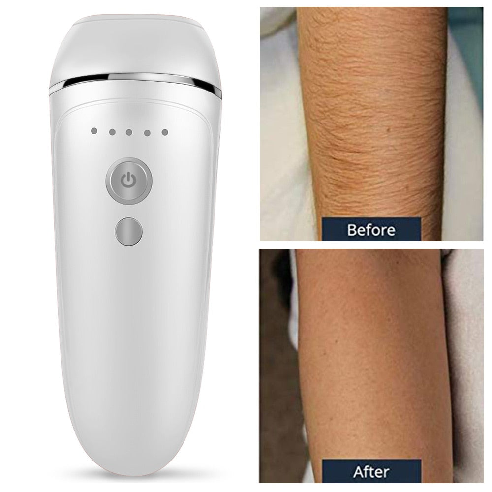 600000 pulsed IPL Laser Hair Removal Machine Laser Epilator Hair Removal Permanent Bikini Trimmer Electric depilador a laser - Virtual Blue Store