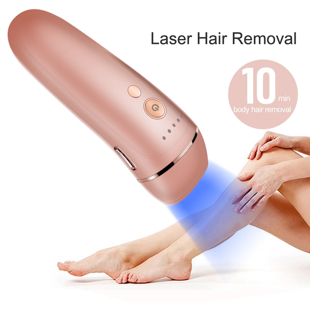 600000 pulsed IPL Laser Hair Removal Machine Laser Epilator Hair Removal Permanent Bikini Trimmer Electric depilador a laser - Virtual Blue Store