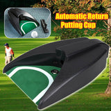 Golf Ball Automatic Putting Cup Indoor Hole Putt Practice Training Device Golf Training Aids Accessories