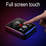 Full screen metal Bluetooth MP3 player watch built-in 16G e-book radio recording video player - Virtual Blue Store