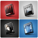 Full screen metal Bluetooth MP3 player watch built-in 16G e-book radio recording video player - Virtual Blue Store