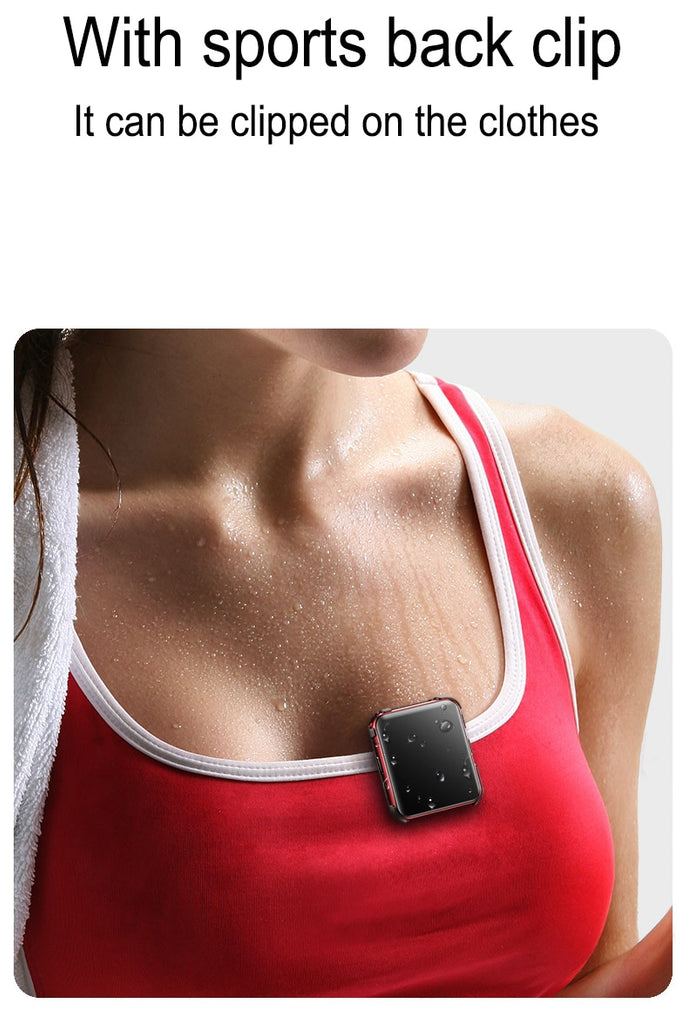 Full screen metal Bluetooth MP3 player watch built-in 16G e-book radio recording video player - Virtual Blue Store