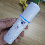 USB Rechargeable Portable Face Spray Bottle 20mL Nano Mister Facial Steamer Beauty Hydrating Skin Care Tools Facial Steamer Spa - Virtual Blue Store
