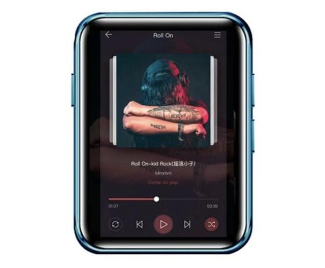 Bluetooth MP3 Watch with Touch Screen 8/16GB Clip MP3 Player for Running Cycling Hiking Support Recording,FM Radio - Virtual Blue Store