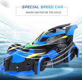 Air Hogs Zero Gravity Laser Racer Wall Climbing Car Gravity Ceiling Racing Car Electric Toys Machine Auto RC Car - Virtual Blue Store