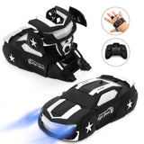 Wall Climbing Car Ges Gesture sensing Remote Control Anti Gravity Land And Wall Dual Mode Driving  RC Stunt Toy One Key Deform - Virtual Blue Store